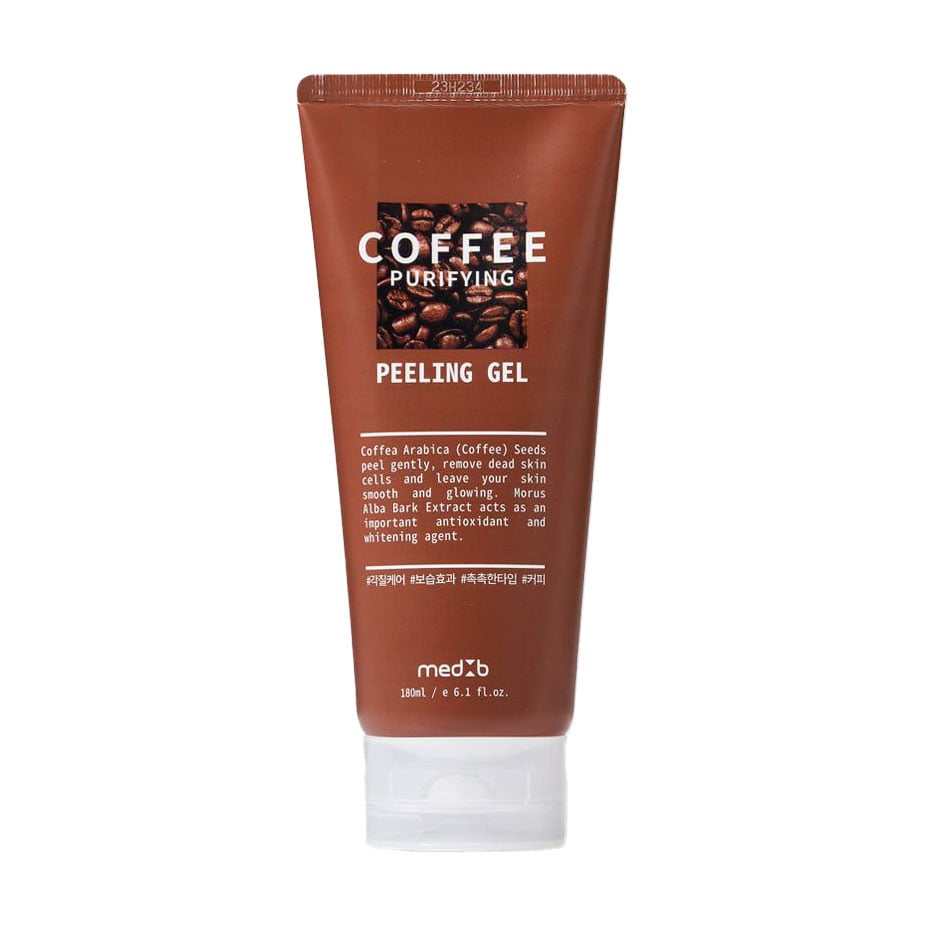 Гель-пілінг для обличчя Med B Coffee Purifying Peeling Gel з екстрактом кави, 180 мл